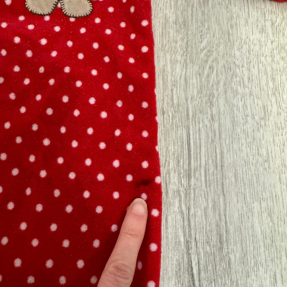 Carter’s 12 month red Gingerbread footed sleeper - Picture 2 of 5